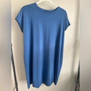 EILEEN FISHER BLUE Mini Dress.